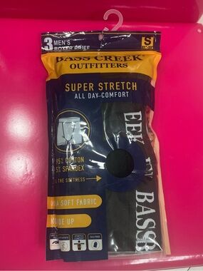 Bass Creek Outfitters Men's Super Stretch Boxer Briefs 3-pack Small